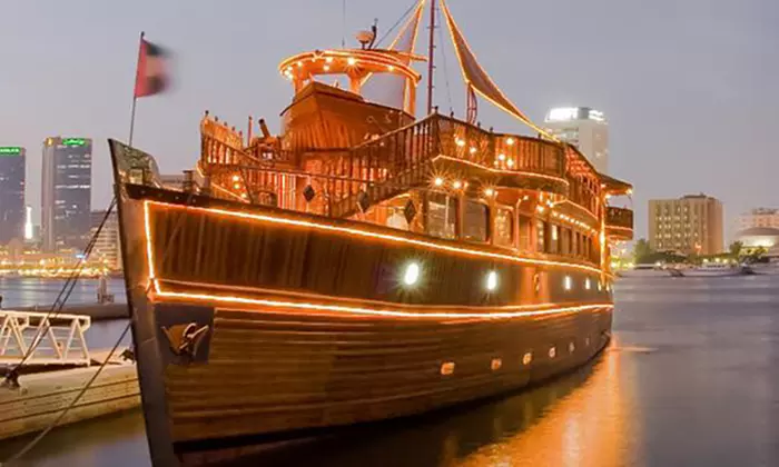 Rustar Premium Dhow Cruise Dinner for One, Two or Four People