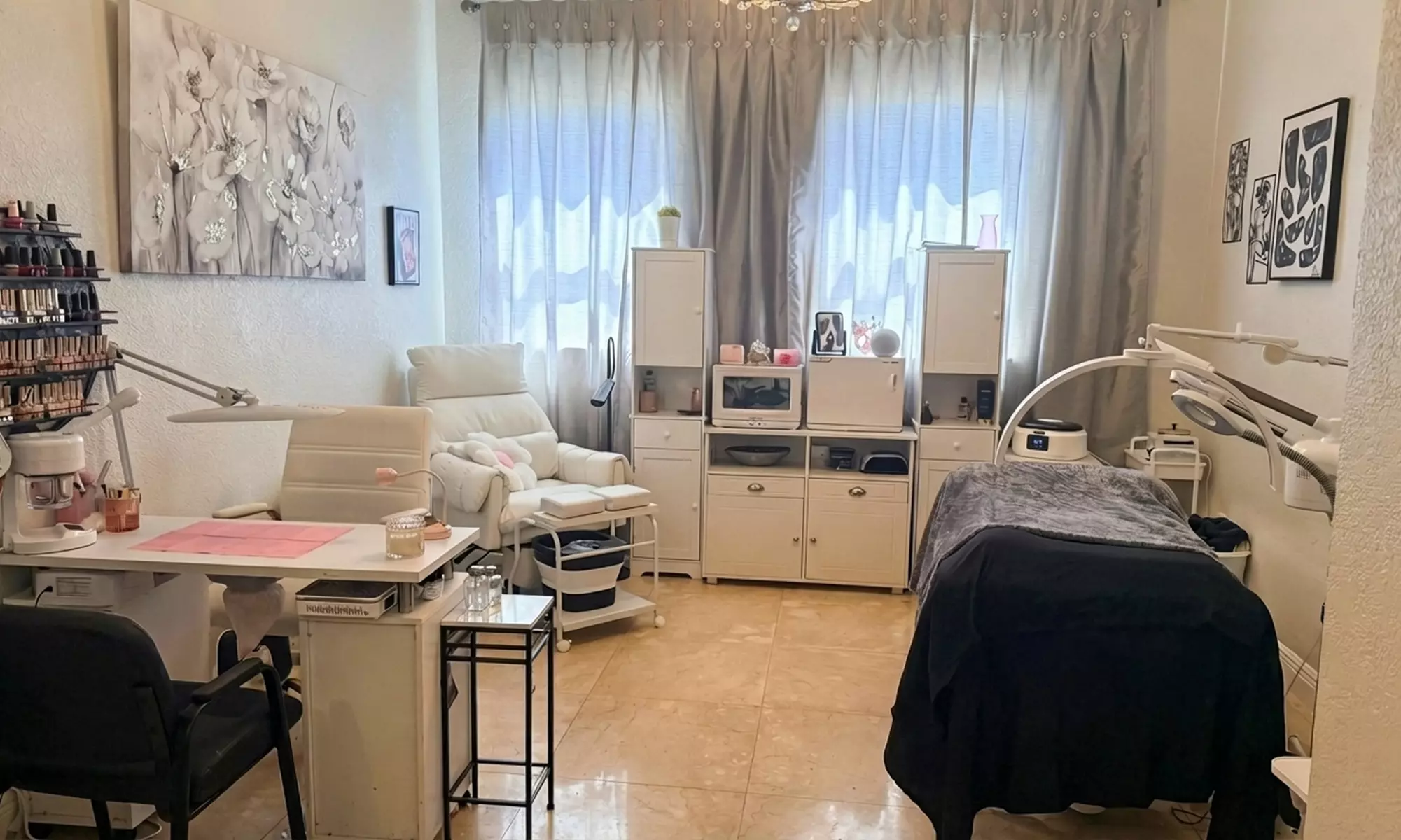 Spa Gel or Russian Manicure & Pedicure Sessions for Glossy Nails at Daisys Glow Bar (Up to 40% Off)