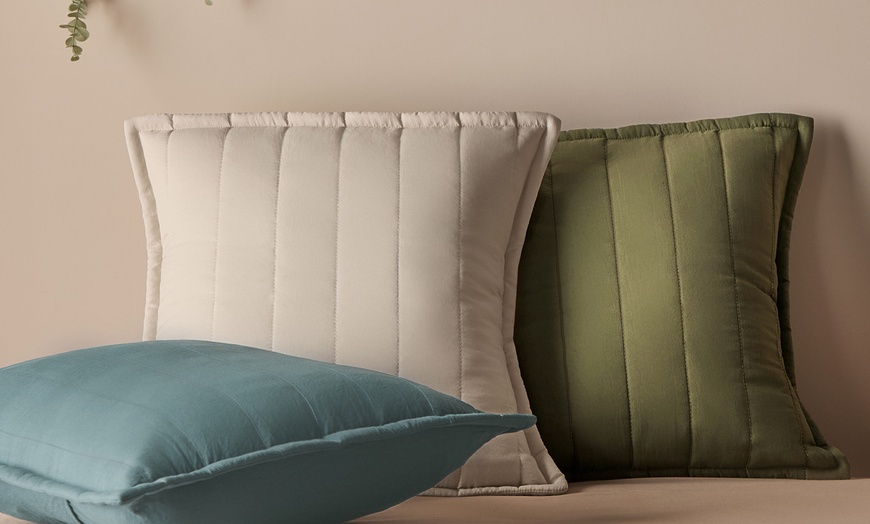 Image 5: Silentnight Supersoft Quilted Bedspread or Cushions