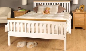  Sardinia Solid Wood Bed 