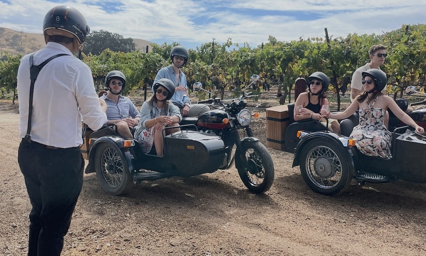 Image 1: Paso Robles Adventure: Scenic Sidecar Ride for 1, 2 or 4 (Adult/Child)
