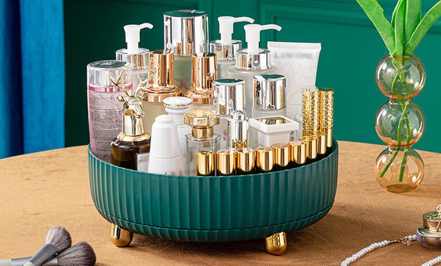 Image 1: Rotating Multi-Function Storage Rack