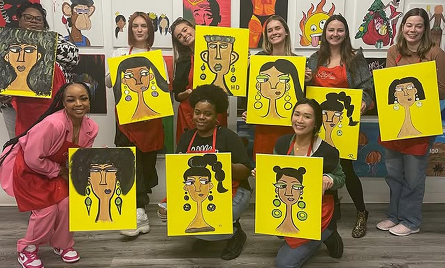 Image 5: Paint & Sip Experiences at LA's Celebrity Creative Hub