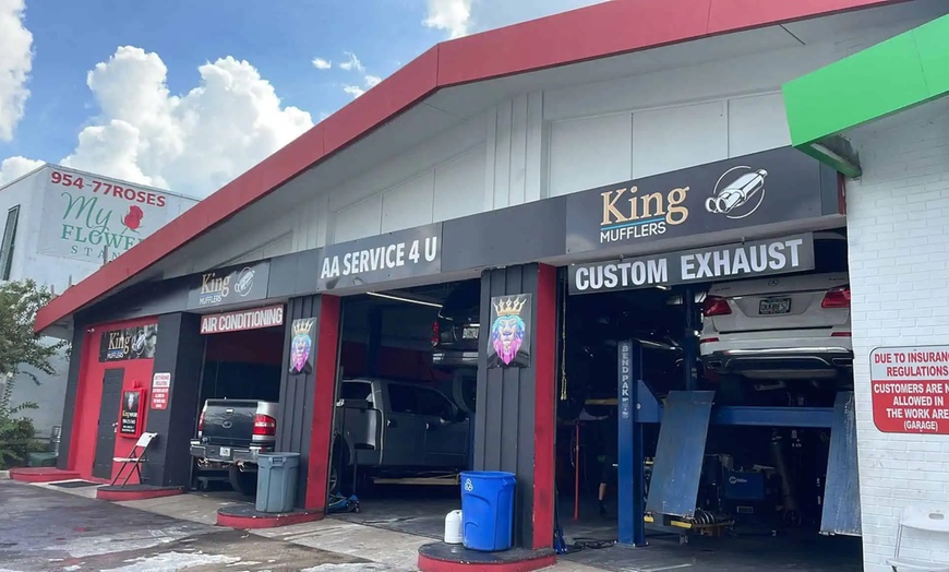 Image 1: Up to 85% Off on Oil Change at King Mufflers - Hollywood