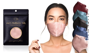 Two Mulberry Silk Face Masks