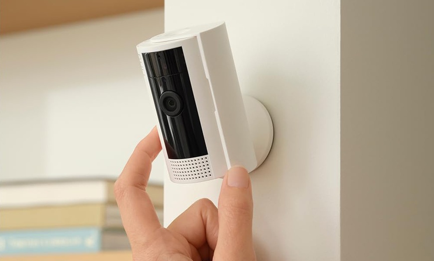Image 4: New Ring Indoor Plug In Camera (2nd Gen) - 1080p HD Video, Two-Way Talk, Baby/Pet Monitor