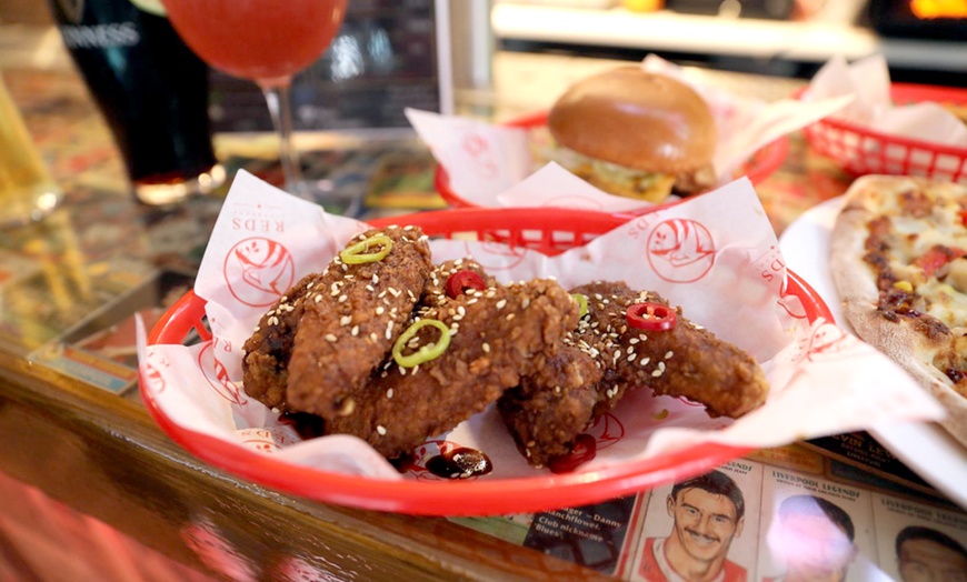 Image 7: Pizza or Burger at the Ultimate Liverpool Football Club Sports Bar!