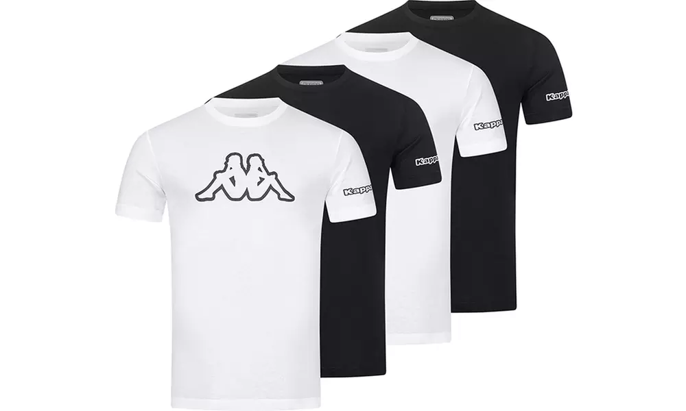 2er- oder 4er-Pack Kappa Herren-T-Shirt