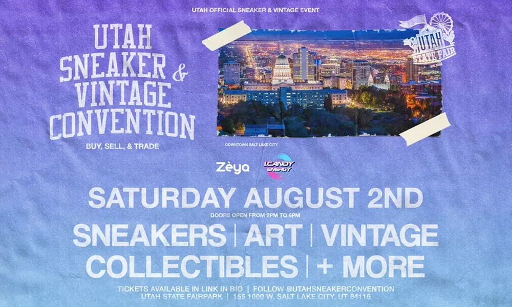Utah Sneaker Convention – August 2nd, 2025 - Primary Image