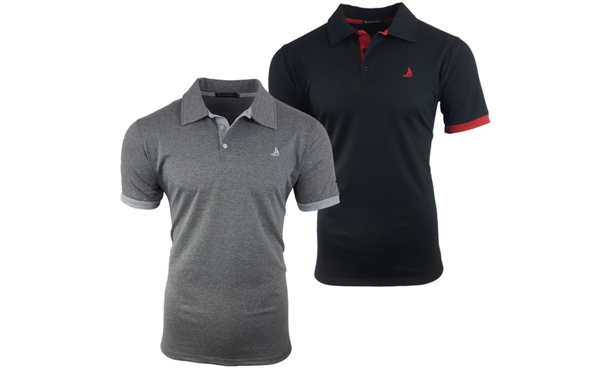 Image 5: 2 poloshirts voor heren van Blu Apparel