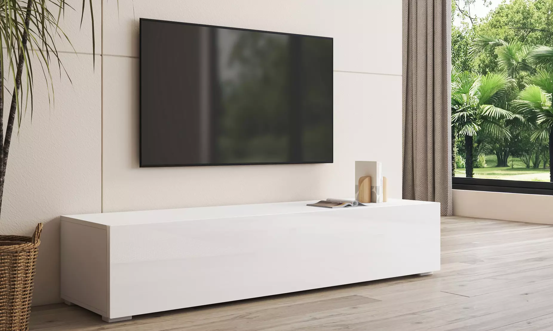 TV-Möbelstück mit Hochglanzfront „Nora“