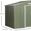 Image 7: Outsunny Garden Storage Shed