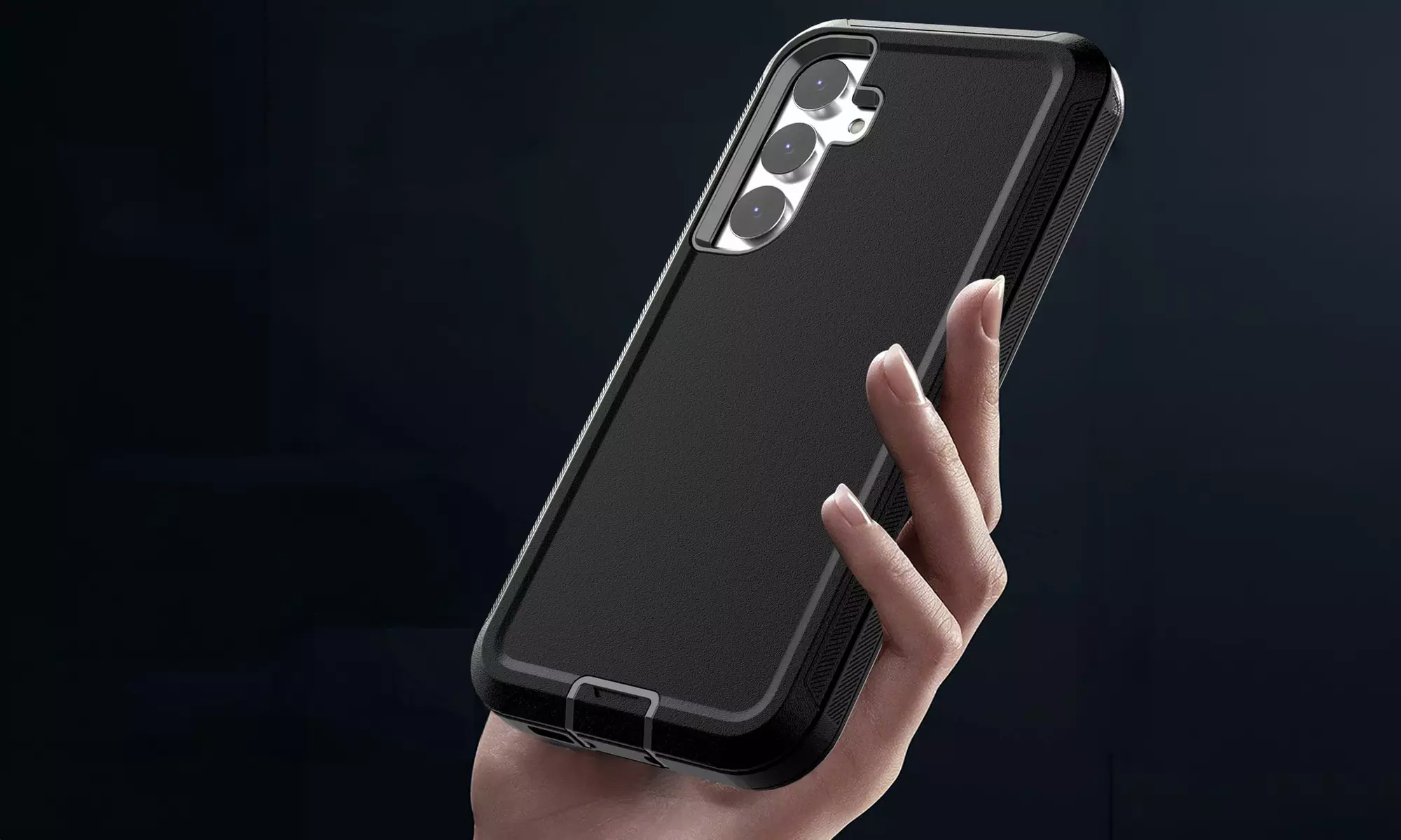 For Samsung Galaxy S24 Plus Case Heavy Duty Shockproof Hybrid Rubber Cover