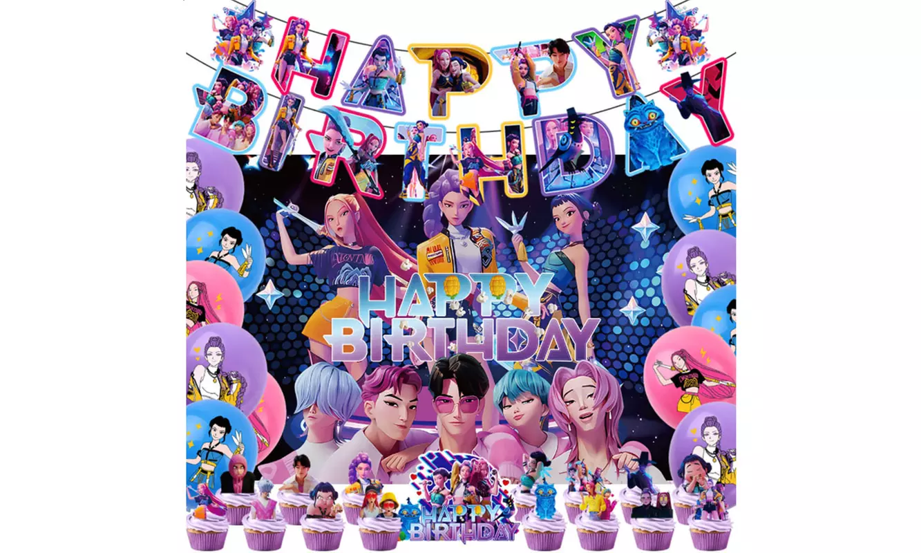 Geburtstagsdekorationsset im Monster Hunters-Design