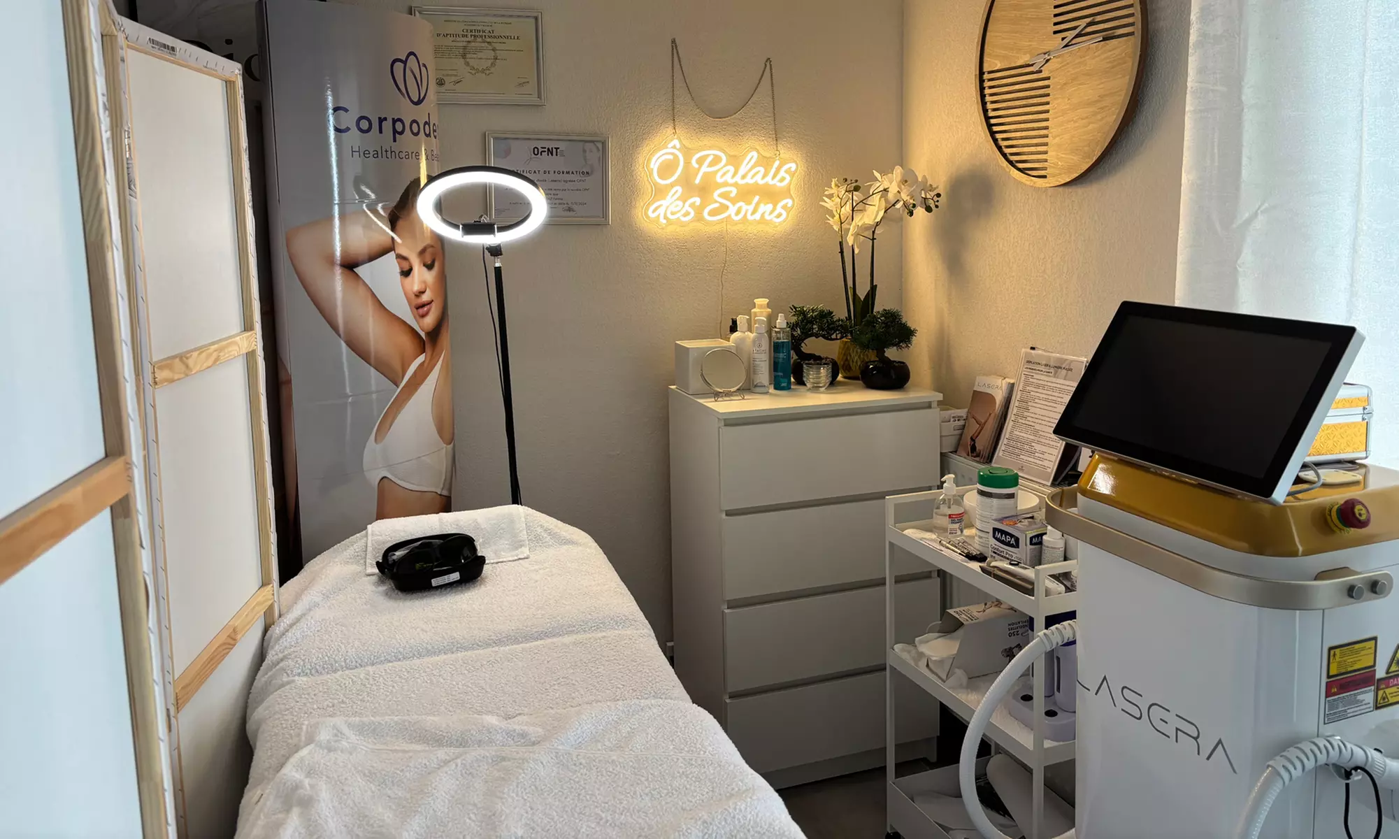 Pour une peau lisse : épilation laser avec O Palais des Soins