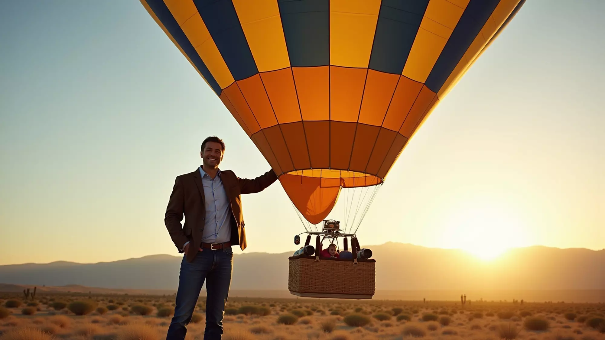 Experience the Magic of Hot Air Balloon Rides for 1 to 6 People Over Coachella Valley at Coachella Valley Balloon Rides