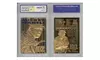 1996 Mickey Mantle 3-TIME MVP NY Yankees 23K Gold Card - Graded Gem-Mint 10