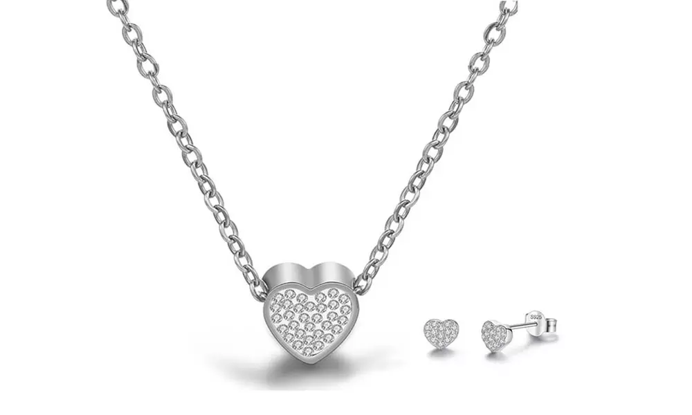 Collier et boucles d'oreilles avec cristaux Swarovski ® d'Eira Wen ®