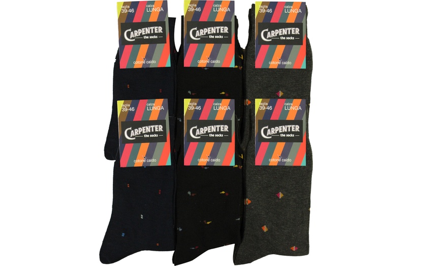 Image 44: Carpenter 6er- oder 12-Pack kurze oder lange Herren-Socken