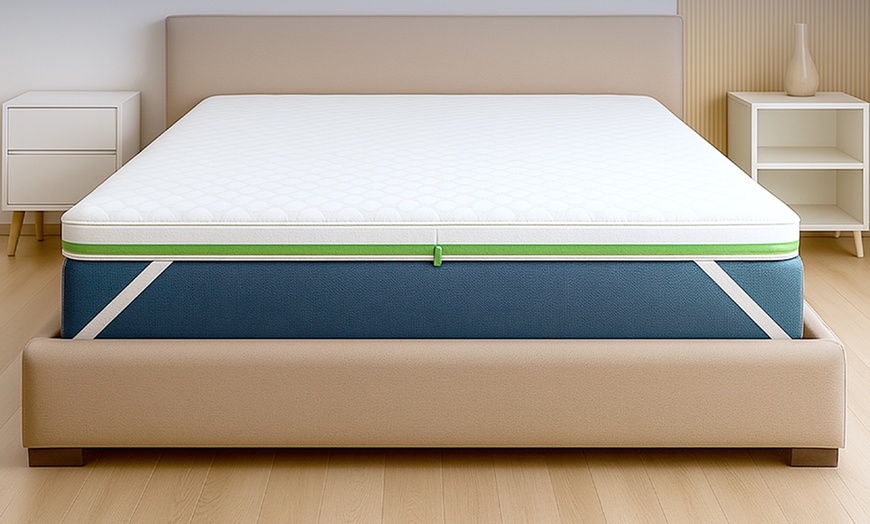 Image 3: Topper de espuma viscoelástica Breeze con 9 zonas diferenciadas 