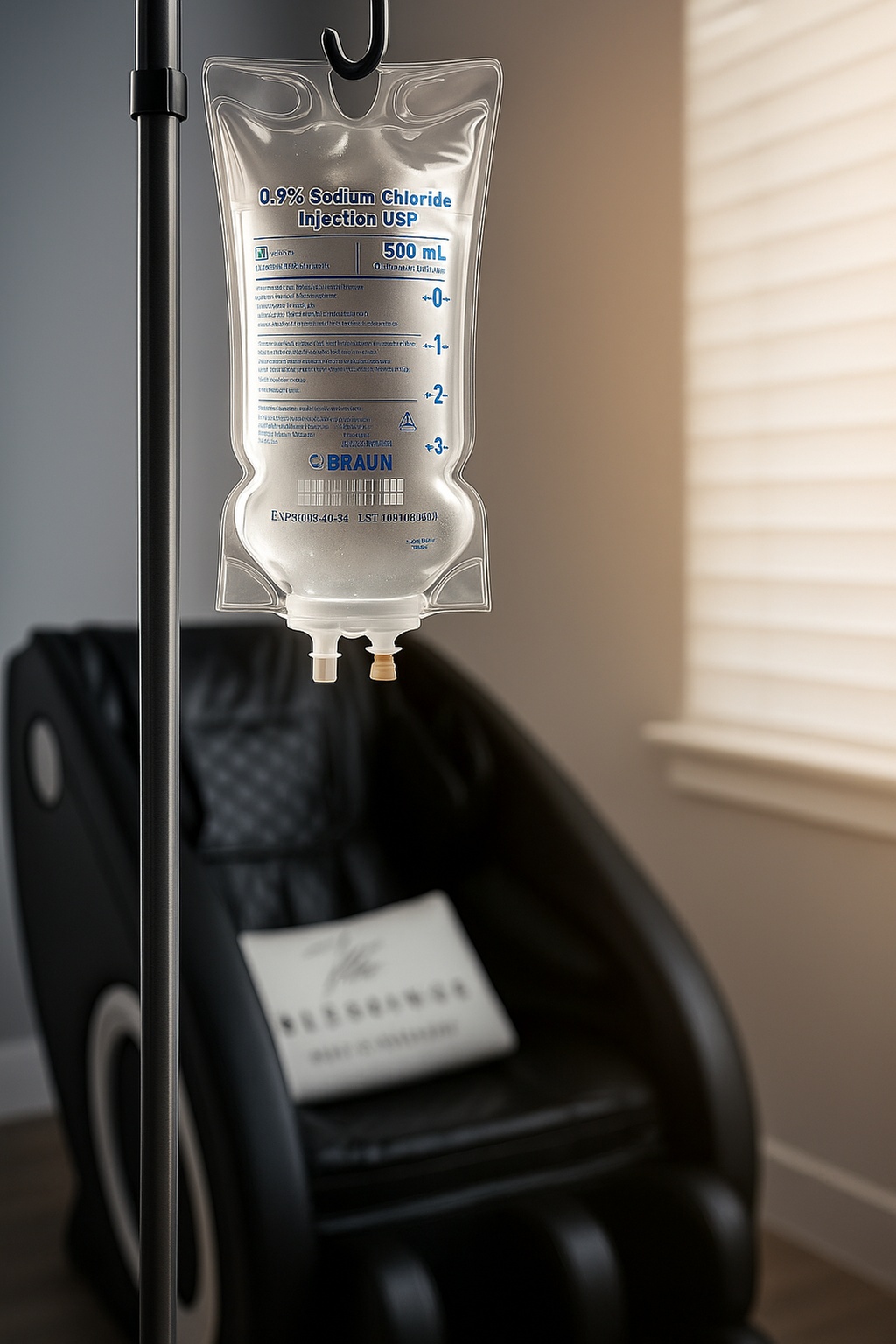 Myer's Drip IV Therapy Multivitamins & Optional Facemask for Wellness