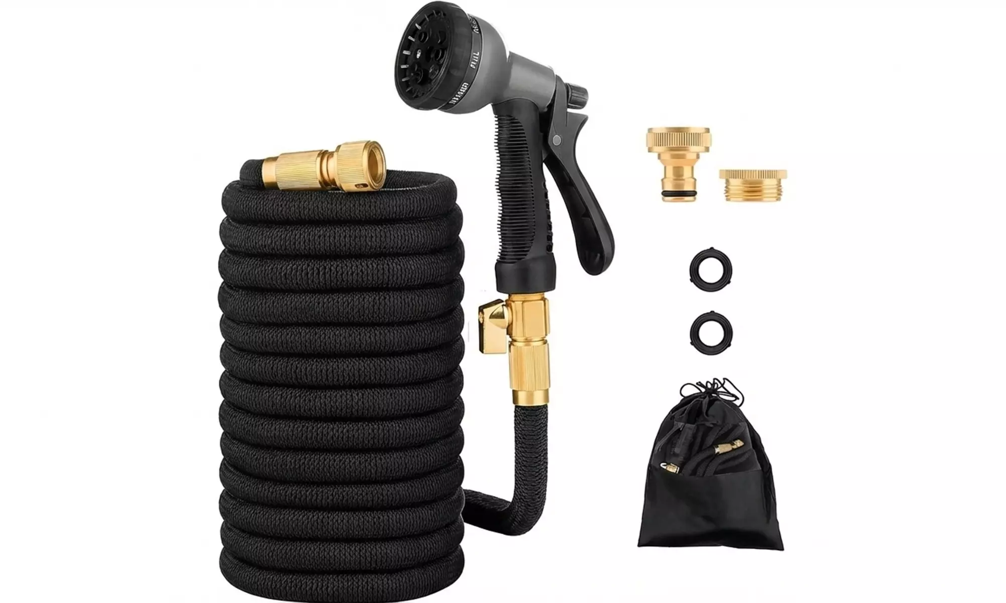 Tubo da giardino estensibile con pistola