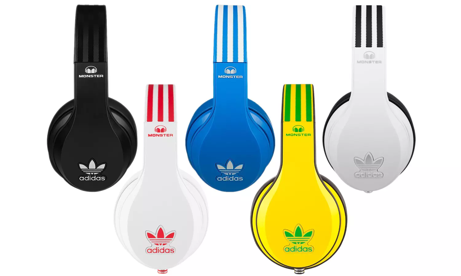 adidas Originals by Monster Flexible Over-Ear Headphones with ControlTalk - Primary Image