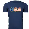 USA Gold Border - Navy