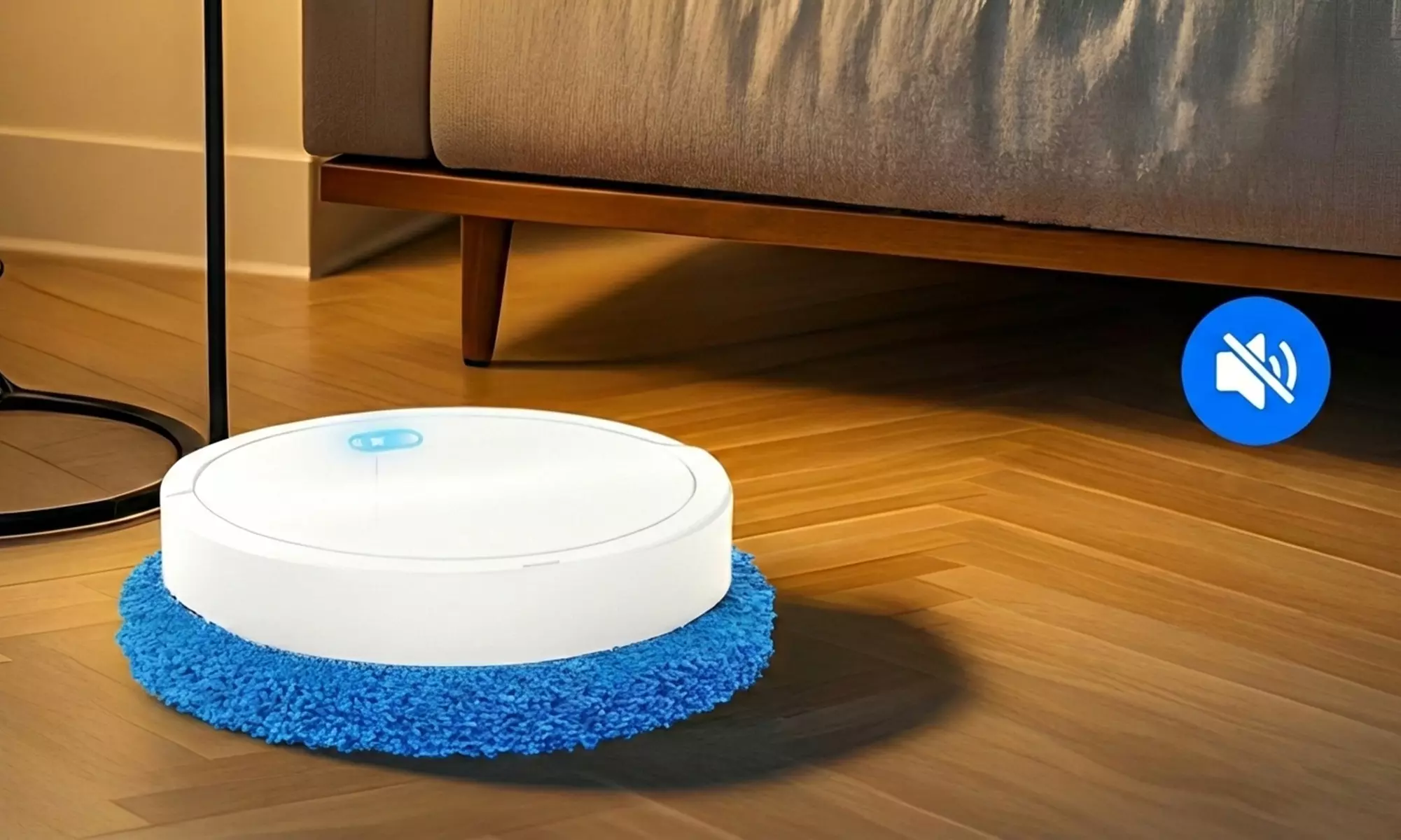 Kompakter Wischroboter