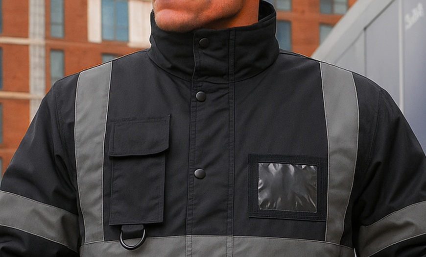 Image 15: LABEL APPAREL Men's Water-Resistant Bomber Jacket 