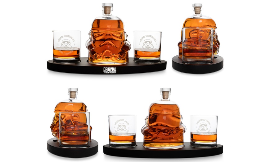 Image 10: You Tec Limited Stormtrooper 3D Beer Glass, Decanter or Tray Set 