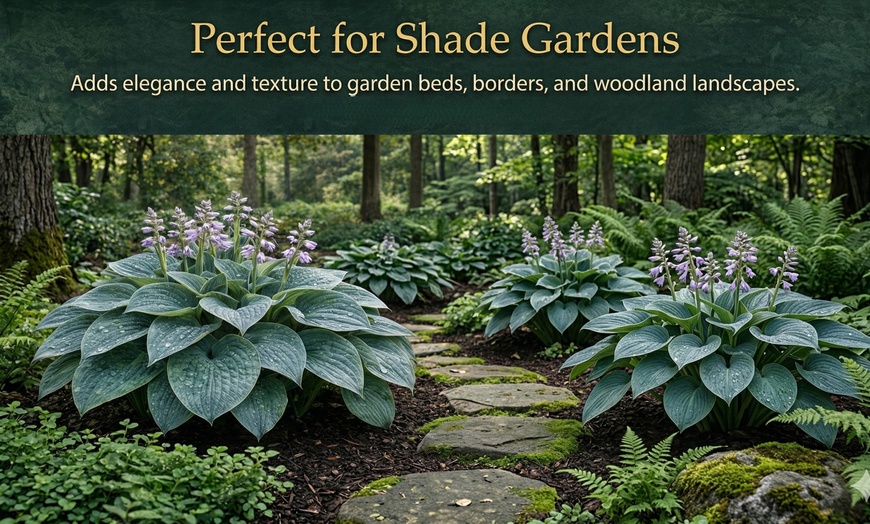 Image 6: Giant Hosta Perennial Bare Root Collection (9 or 18 Pack) – Live Garden Plants + Free Shipping (Up to 29%Off)