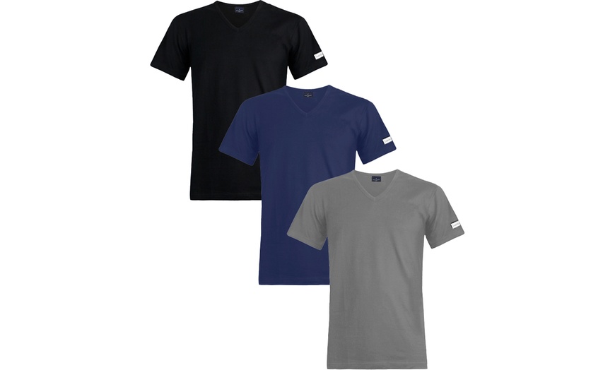 Image 2: Set di 3 canotte o t-shirt da uomo i 100% cotone di Navigare