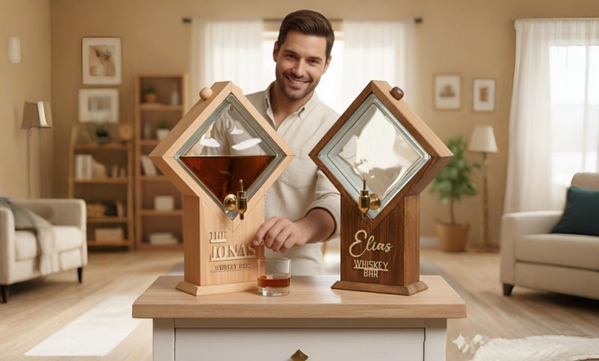 Image 1: Personalized Whiskey Dispenser - Model 1, 2 or 3