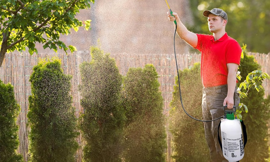 Image 2: 5L or 8L Outdoor Garden Pressure Sprayer