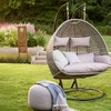 Image 2: Home Deluxe Polyrattan-Hängesessel TWIN