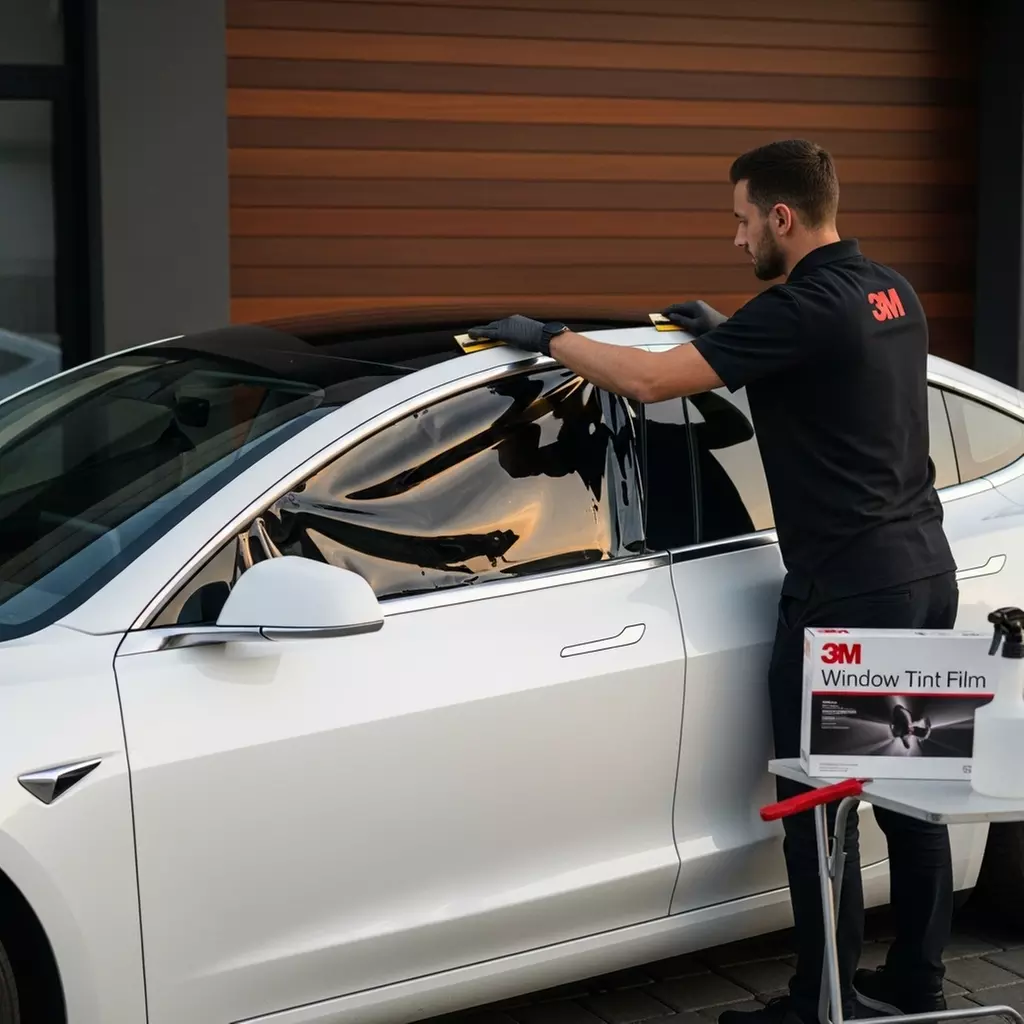 Premium 3M Window Tint Film on Front Windows, Or Doors & Back Window