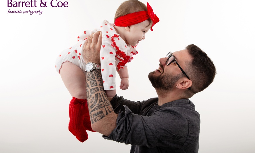 Image 3: Father & Kids Photoshoot I 8'' x 6'' Print I Barrett & Coe Studios