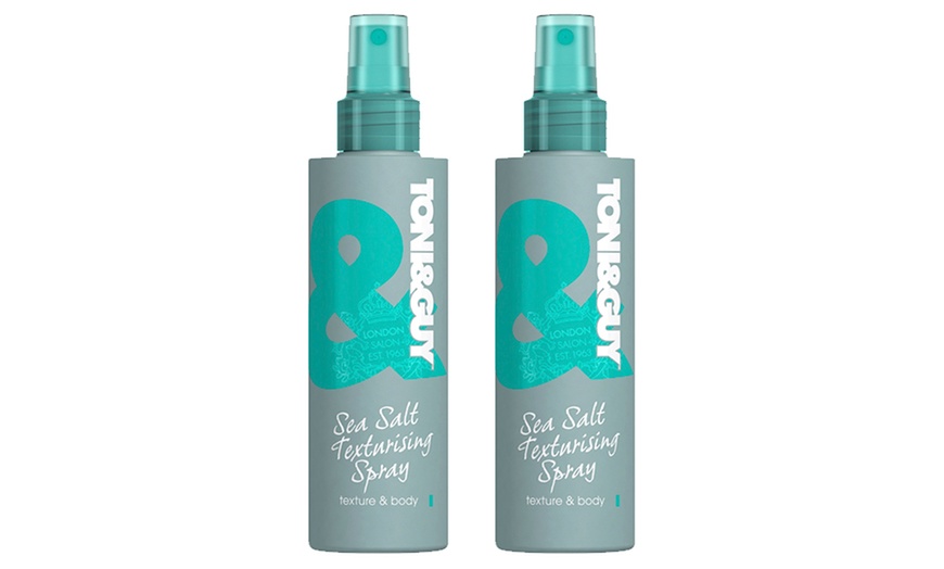 Image 1: Two Toni&Guy Sea Salt Texturising Sprays
