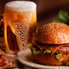 Image 1: 1, 2, or 4 Person:BBQ Brisket Cheeseburger/Smoked Chicken Burger +Beer