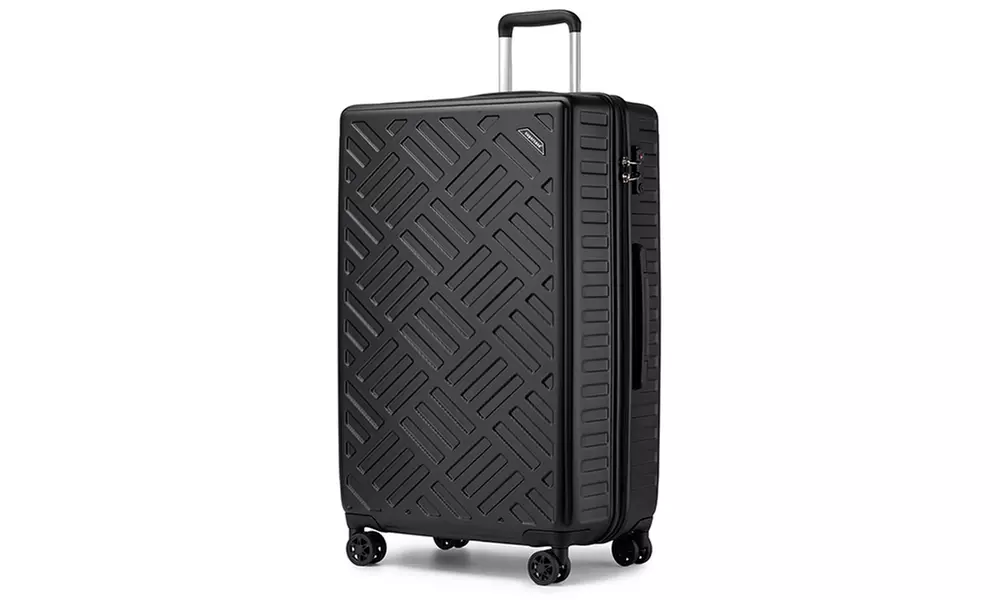 1x oder 3x KONO Hartschalen-Koffer mit geometrischem Muster