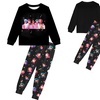 Image 3: Langarm-Pyjama-Set für Kinder mit Hose und Oberteil im K-Pop-Design
