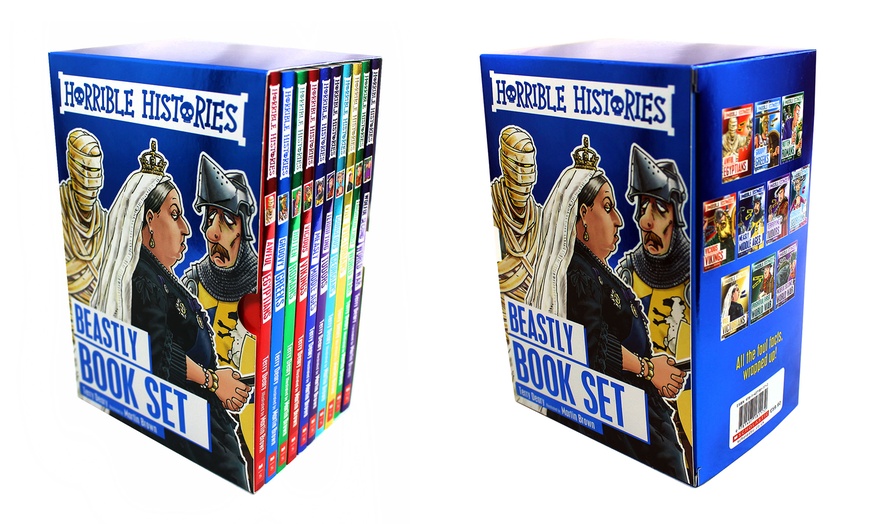 Image 1: Horrible Histories Ten-Book Set