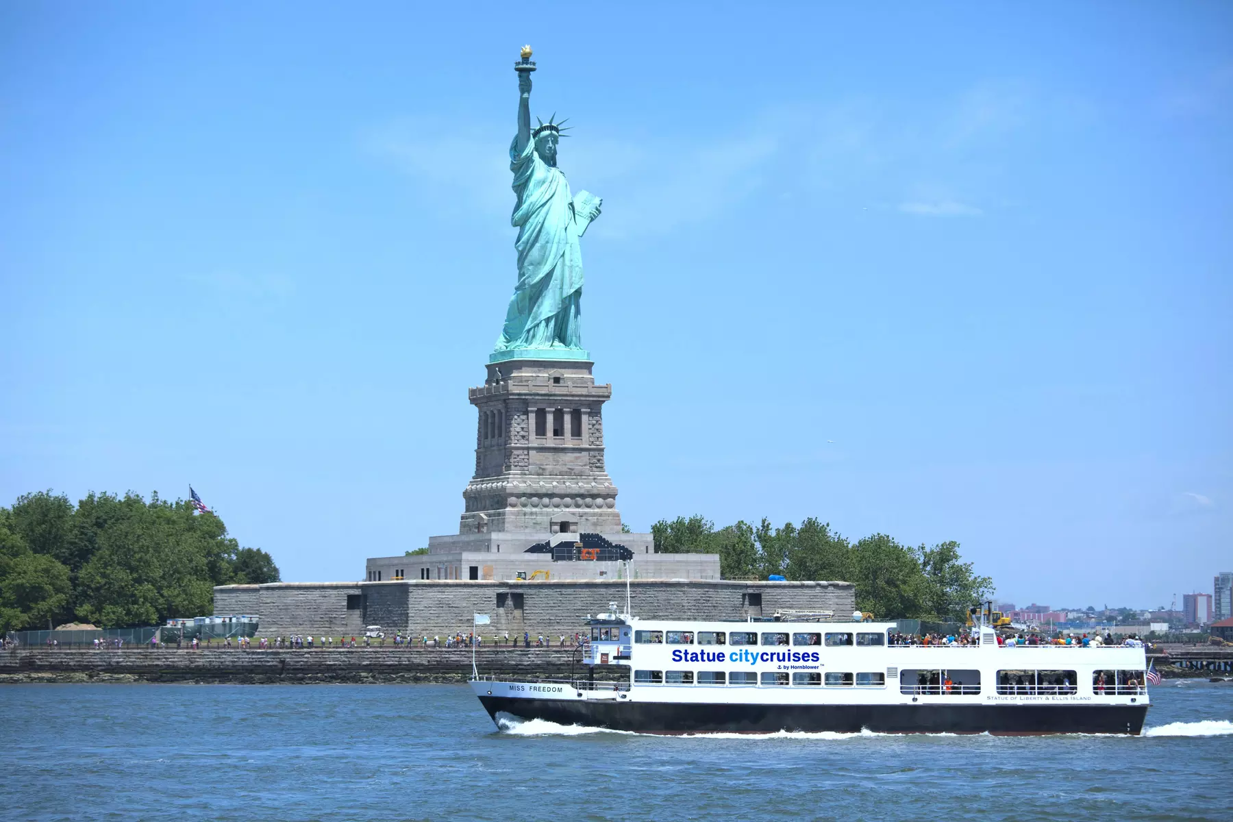 Official Statue of Liberty & Ellis Island Admission + Round Trip Ferry
