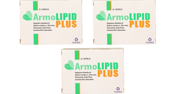 Integratore alimentare ArmoLipid Plus con riso rosso