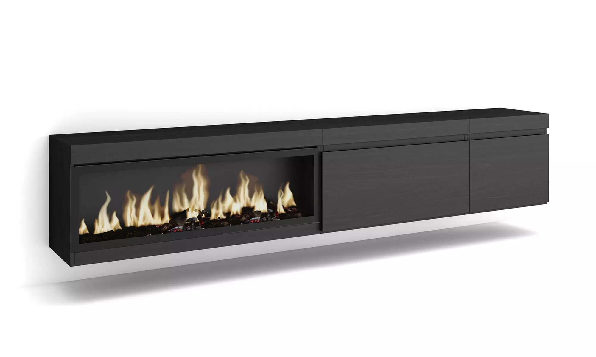 Meuble TV suspendu avec grande capacité de rangement