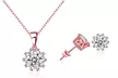 Collier et boucles d'oreilles avec pendentif à breloques avec cristaux Swarovski ® d'Eira Wen ®, modèle au choix - Second Medium