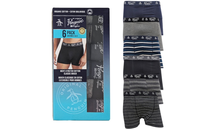 Image 1: Pack of Six Original Penguin Men Boxers