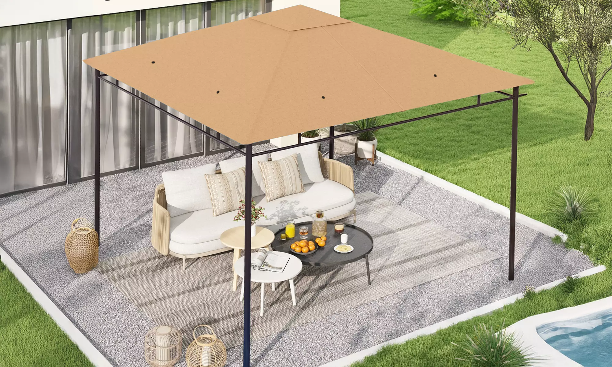 Outsunny Gazebo and Pergola Replacement Covers
