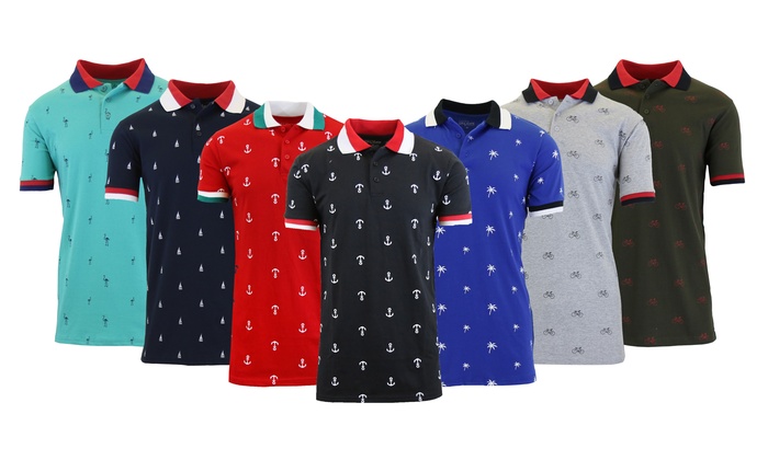 mens pique polo shirts